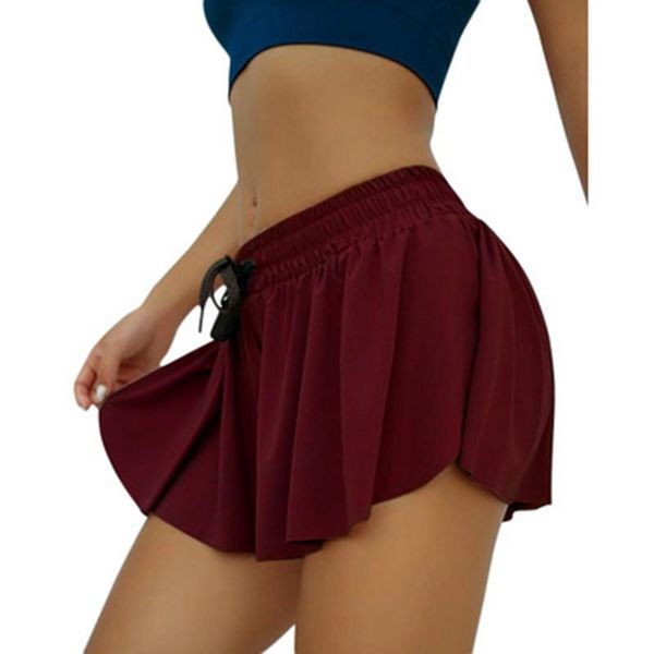 women's shorts summer anti light fake women casual sports beach mid waist solid lace-up ruffle quick drying training running fitness, White;black
women's shorts summer anti light fake women casual sports beach mid waist solid lace-up ruffle quick drying training running fitness, White;black