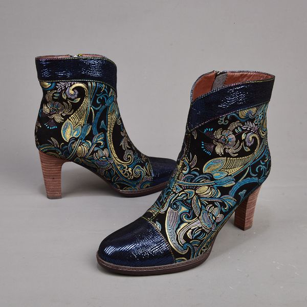 boots bohemia women full grain cow leather heel boot ladies zipper orient east culture shoes europe fashion z329, Black
boots bohemia women full grain cow leather heel boot ladies zipper orient east culture shoes europe fashion z329, Black