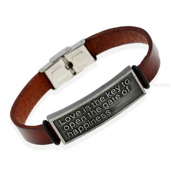 love and key jewelry stainless steel leather bracelet for men women to send friends accessories charm bracelets, Golden;silver
love and key jewelry stainless steel leather bracelet for men women to send friends accessories charm bracelets, Golden;silver