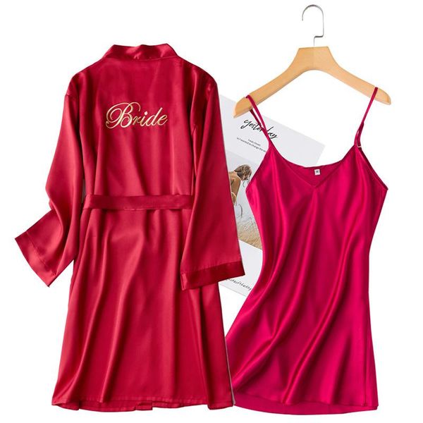 women's sleepwear bride robe gown suit bridesmaid wedding sleep pajamas silky rayon bathrobe v-neck kimono night dress loose homewear, Black;red
women's sleepwear bride robe gown suit bridesmaid wedding sleep pajamas silky rayon bathrobe v-neck kimono night dress loose homewear, Black;red