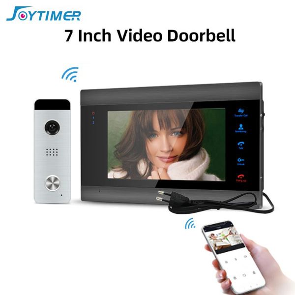 mobile phone connection wifi function 7-inch 1200tvl video doorbell door intercom monitor record unlock security system phones
mobile phone connection wifi function 7-inch 1200tvl video doorbell door intercom monitor record unlock security system phones