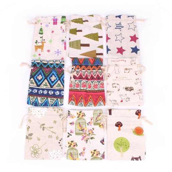 gift wrap 18pcs/pack printed burlaps bags with drawstring linen favor gadget pouches for daily use 14x10cm(assorted color)
gift wrap 18pcs/pack printed burlaps bags with drawstring linen favor gadget pouches for daily use 14x10cm(assorted color)