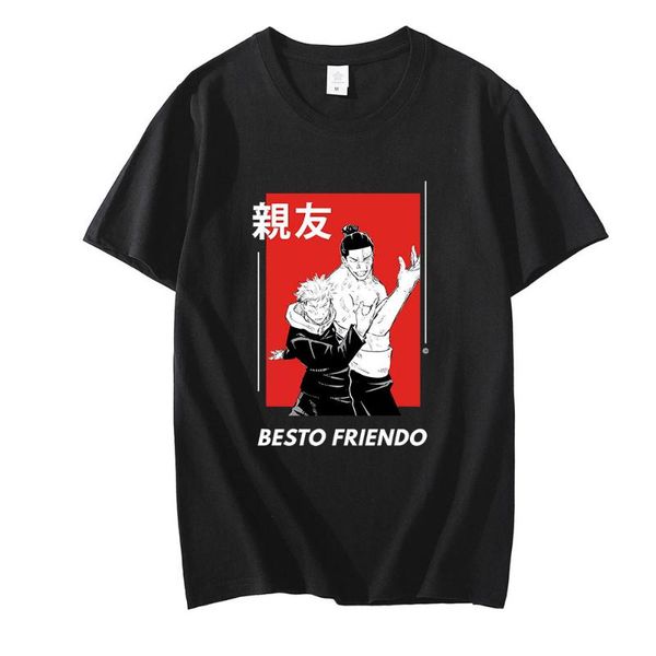 men's t-shirts funny anime o friendo itadori and todo pose jujutsu kaisen t-shirt for men cotton t shirts short sleeve tee shirt unisex, White;black
men's t-shirts funny anime o friendo itadori and todo pose jujutsu kaisen t-shirt for men cotton t shirts short sleeve tee shirt unisex, White;black