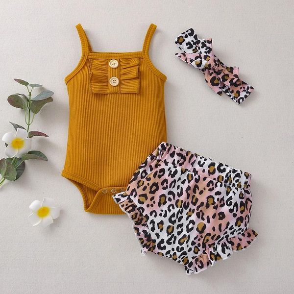 0-18m born baby girl sleeveless strap cotton bodysuit leopard shorts bloomers headband 3pcs clothing set sets, White
0-18m born baby girl sleeveless strap cotton bodysuit leopard shorts bloomers headband 3pcs clothing set sets, White