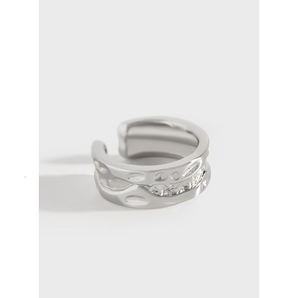 288 korean inss925 silver indifference design minority texture irregular river opening ring female
288 korean inss925 silver indifference design minority texture irregular river opening ring female