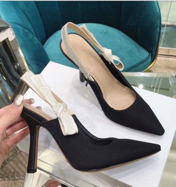 dress shoes 2021 spring summer bowknot high-heeled sandals 6.5cm letter embroidered thin heel pointed for women 42, Black
dress shoes 2021 spring summer bowknot high-heeled sandals 6.5cm letter embroidered thin heel pointed for women 42, Black