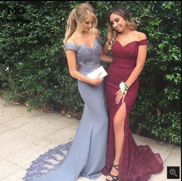 2021 latest off the shoulder mermaid evening dresses with lace appliques vestido de festa short sleeve formal party dress beaded sweetheart, Black;red
2021 latest off the shoulder mermaid evening dresses with lace appliques vestido de festa short sleeve formal party dress beaded sweetheart, Black;red
