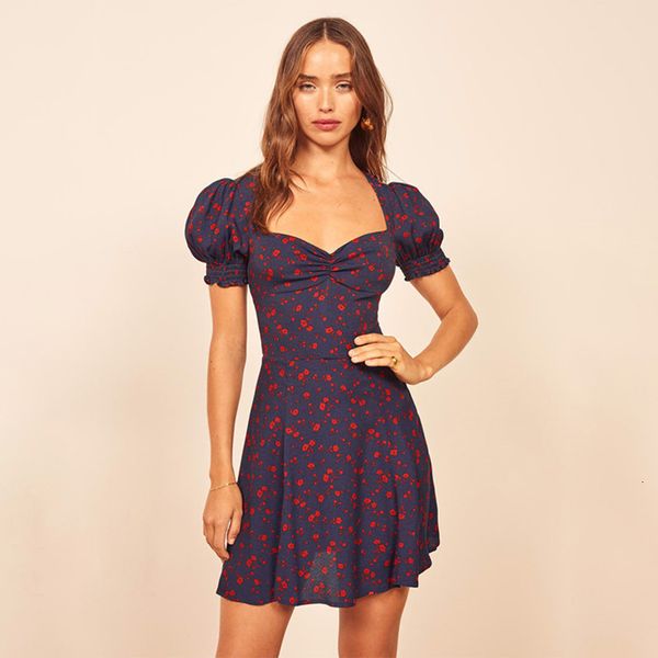 dress ref * mation small floral bubble sleeve high waist girl mini skirt, White;black
dress ref * mation small floral bubble sleeve high waist girl mini skirt, White;black