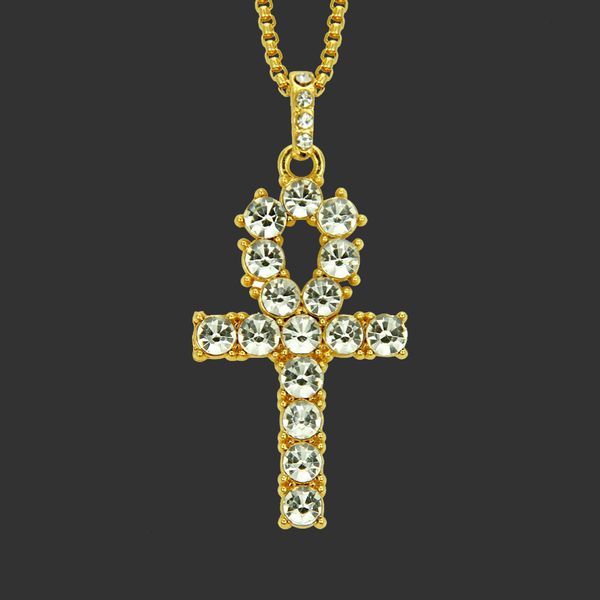 men chains pendant for hip hop amulet neck s popular egyptian cross diamond long men's necklace, Silver
men chains pendant for hip hop amulet neck s popular egyptian cross diamond long men's necklace, Silver