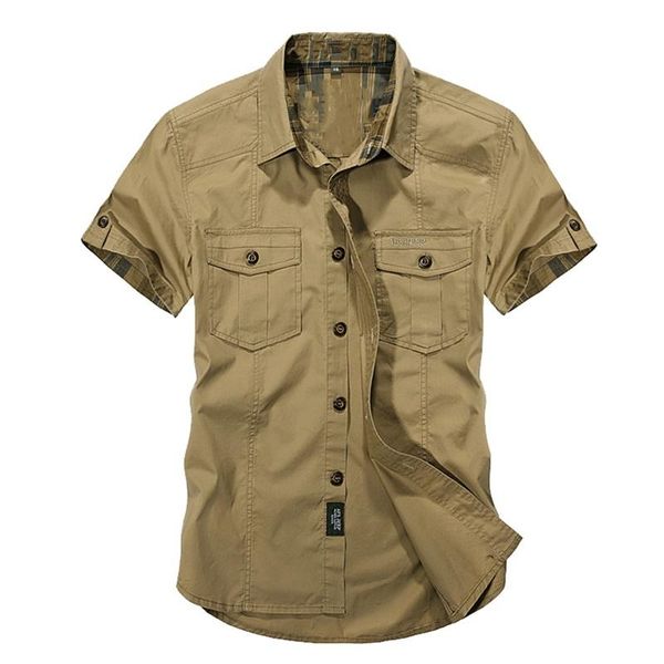 men's casual shirts solid color cotton mens short sleeve turn-down collar army green khaki men male camisas shirt xxxl 2021, White;black
men's casual shirts solid color cotton mens short sleeve turn-down collar army green khaki men male camisas shirt xxxl 2021, White;black