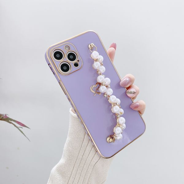 purple color cases with pearl chain compatible for iphone 12 pro girl shockproof full phone cover case 97163 purple color cases with pearl chain compatible for iphone 12 pro girl shockproof full phone cover case 97163