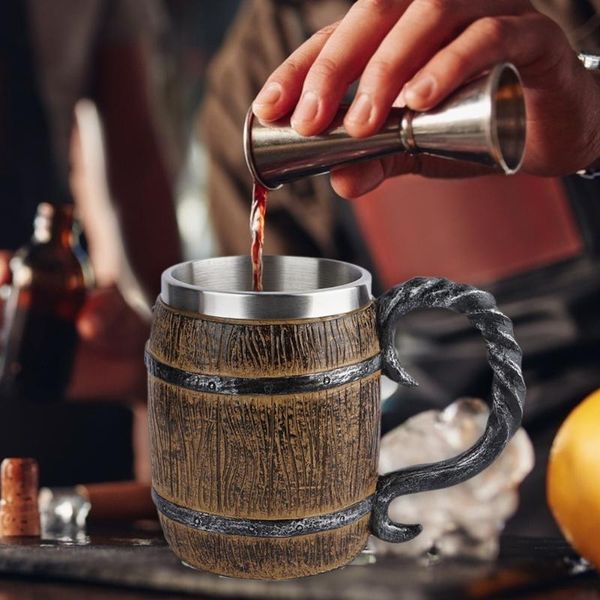 stylish resin mugs home pub bar decoration coffee cup wine tumbler vintage double simulation barrel resin beer mug
stylish resin mugs home pub bar decoration coffee cup wine tumbler vintage double simulation barrel resin beer mug