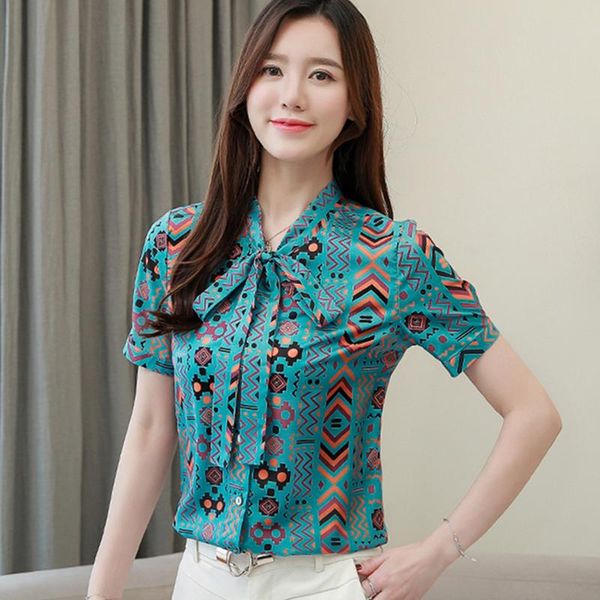 women's blouses & shirts korean fashion silk women satin short sleeve plus size xxxl womens and femininas elegante, White
women's blouses & shirts korean fashion silk women satin short sleeve plus size xxxl womens and femininas elegante, White