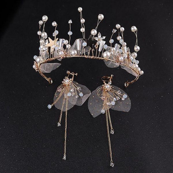 headpieces the bride wedding dress manual headdress, crown is deserve to act role of super sweet fairy hair hoop suit korean silk yarn, Silver
headpieces the bride wedding dress manual headdress, crown is deserve to act role of super sweet fairy hair hoop suit korean silk yarn, Silver