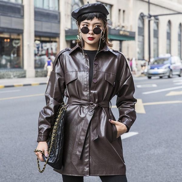 women's leather & faux brown mid long motorcycle jacket plus size women female autumn spring biker large ladies black pu coat
women's leather & faux brown mid long motorcycle jacket plus size women female autumn spring biker large ladies black pu coat