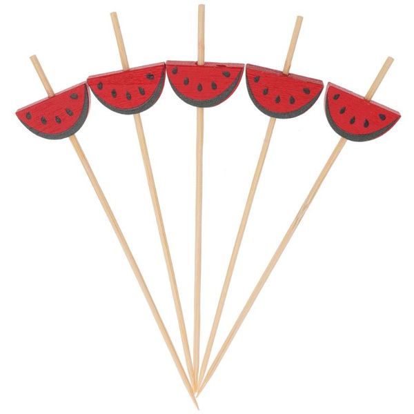 forks 100pcs disposable fruit pick bamboo cocktail drink stick party supply (red) 
forks 100pcs disposable fruit pick bamboo cocktail drink stick party supply (red)