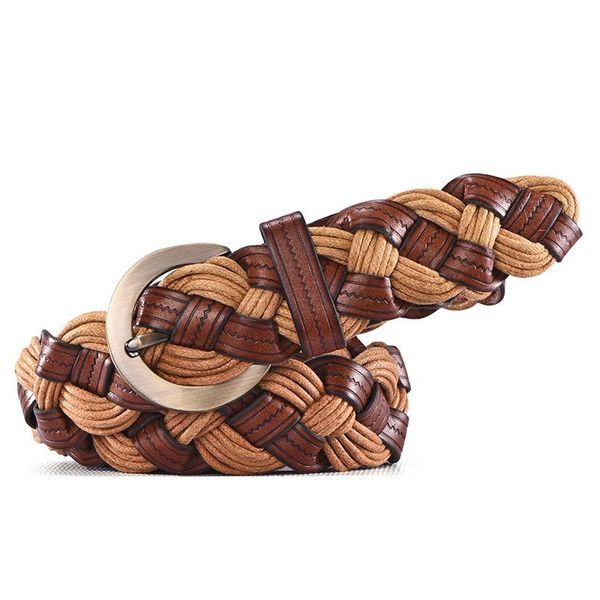 belts 2021 fashion braided waist belt vintage women ladies rope canvas strap female elegant dress modeling weave, Black;brown
belts 2021 fashion braided waist belt vintage women ladies rope canvas strap female elegant dress modeling weave, Black;brown
