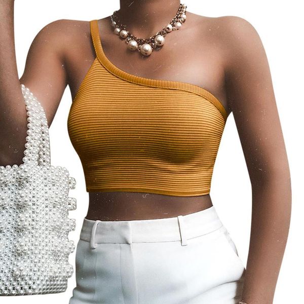a women tanks crop slim one shoulder tank vest solid color womens bodycon short t shirt, White
a women tanks crop slim one shoulder tank vest solid color womens bodycon short t shirt, White