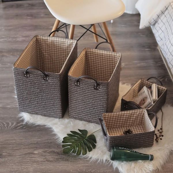 storage baskets folding basket handmade box kids toy snack sundries organizer household laundry panier rangement
storage baskets folding basket handmade box kids toy snack sundries organizer household laundry panier rangement