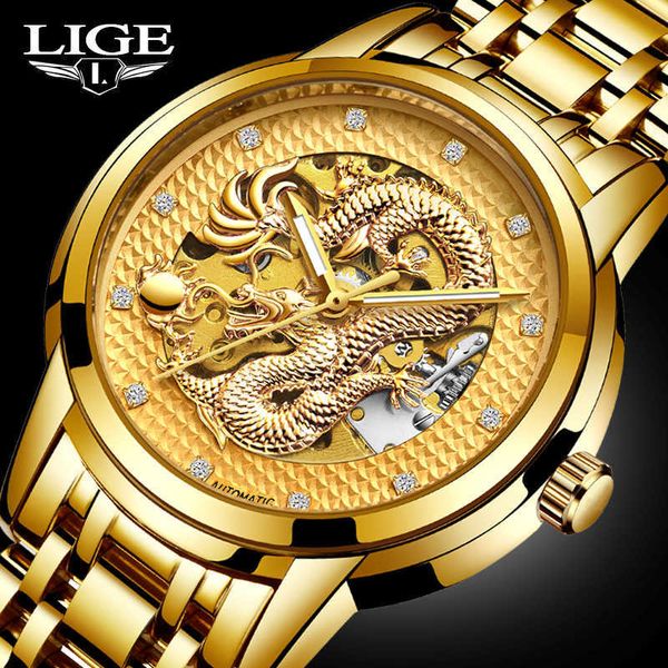 lige mens watches luxury brand watch stainless steel waterproof automatic mechanical dragon watch men relogio masculino+box 210527, Slivery;brown
lige mens watches luxury brand watch stainless steel waterproof automatic mechanical dragon watch men relogio masculino+box 210527, Slivery;brown