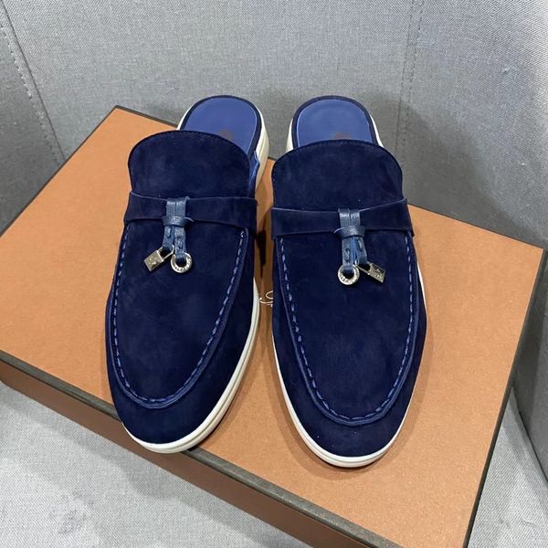 622sslippers lp piana summer walk charms embellished suede slippers mules closed toes shoes genuine leather casual slip on flats for women l, Black
622sslippers lp piana summer walk charms embellished suede slippers mules closed toes shoes genuine leather casual slip on flats for women l, Black