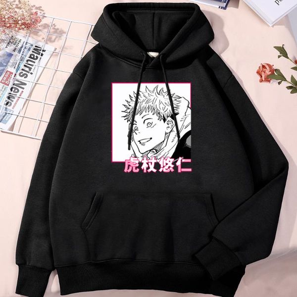 men's hoodies & sweatshirts hoodie men anime jujutsu kaisen itadori yuji printed long-sleeved males o-neck oversized sweatshirt sports, Black
men's hoodies & sweatshirts hoodie men anime jujutsu kaisen itadori yuji printed long-sleeved males o-neck oversized sweatshirt sports, Black