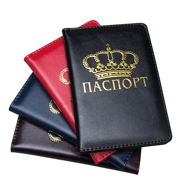 card holders design russia crown passport holder women cover for documents men travel case female wallet, Brown;gray
card holders design russia crown passport holder women cover for documents men travel case female wallet, Brown;gray