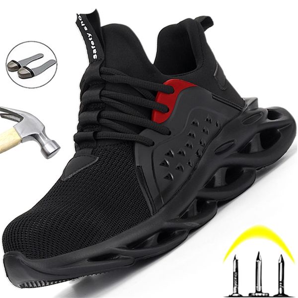 drop men's safety shoes men boots lightweight safety boots steel toe anti-smashing work boots indestructible shoes 210923, Black
drop men's safety shoes men boots lightweight safety boots steel toe anti-smashing work boots indestructible shoes 210923, Black