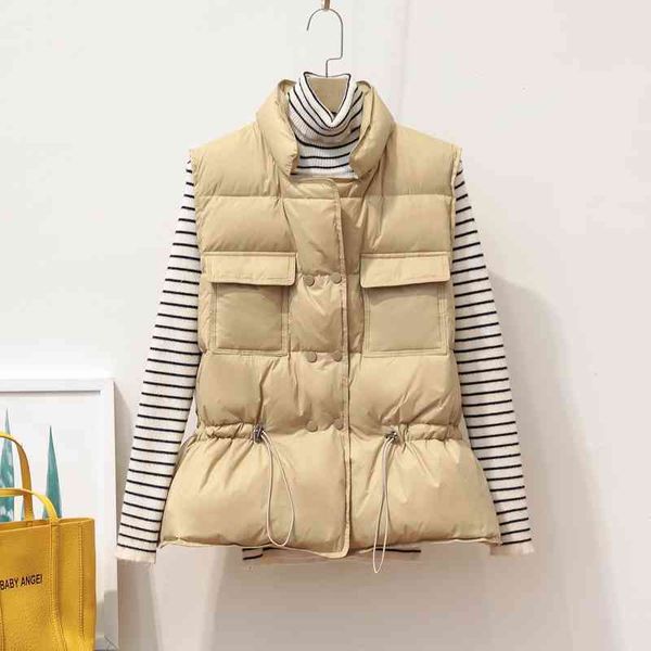 women's leather & faux autumn winter thin down vest women slim sleeveless double-breasted lightweight jacket outwear waistcoat zb7v, Black
women's leather & faux autumn winter thin down vest women slim sleeveless double-breasted lightweight jacket outwear waistcoat zb7v, Black