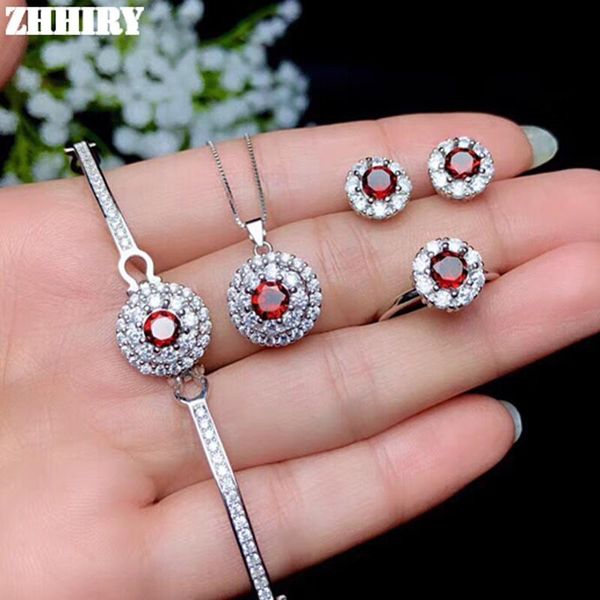 women jewelry sets natural garnet gemstone genuine 925 sterling silver set ring earring pendant bracelet fine bracelet, earrings & necklace, Black
women jewelry sets natural garnet gemstone genuine 925 sterling silver set ring earring pendant bracelet fine bracelet, earrings & necklace, Black
