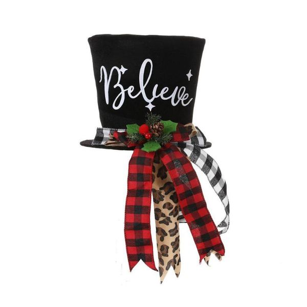 christmas decorations tree er decoration large black bowler hat with red lattice bows ornament for winter holiday home chri
christmas decorations tree er decoration large black bowler hat with red lattice bows ornament for winter holiday home chri