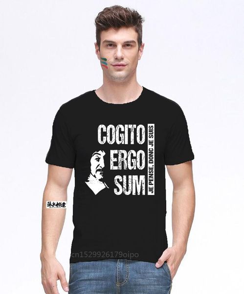men's t-shirts funny men t shirt women novelty tshirt cogito ergo sum descartes philosophy frenc cool t-shirt, White;black
men's t-shirts funny men t shirt women novelty tshirt cogito ergo sum descartes philosophy frenc cool t-shirt, White;black