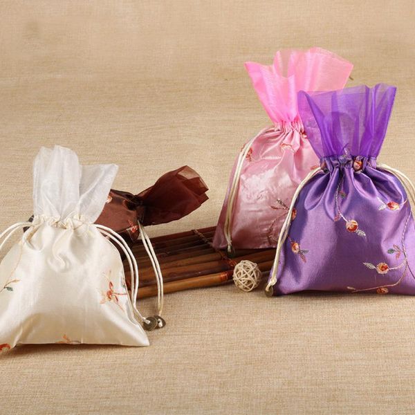 gift wrap 20pcs 25*16cm flower embroidery packaging bag brocade jewelry organizer beads bracelet curio bags packing pouches
gift wrap 20pcs 25*16cm flower embroidery packaging bag brocade jewelry organizer beads bracelet curio bags packing pouches