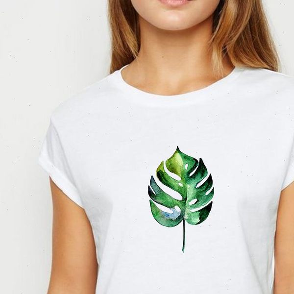 t womens shirt women leaves and cactus loose spring summer comfortable versatile o neck shirts, White
t womens shirt women leaves and cactus loose spring summer comfortable versatile o neck shirts, White