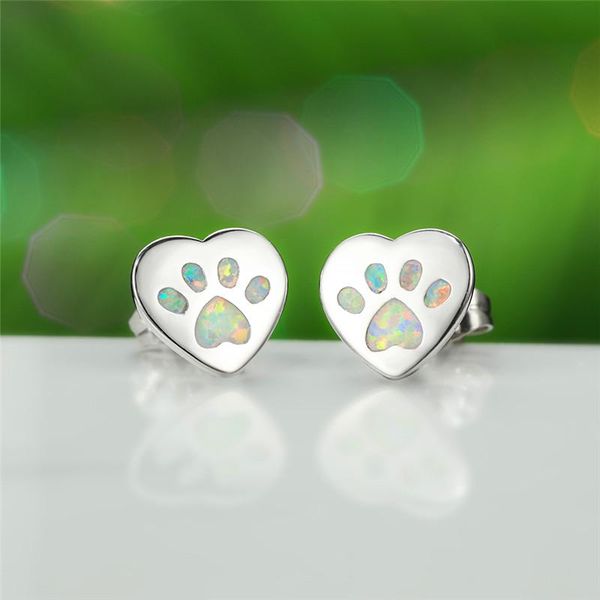 cute boho female small heart earrings rose gold color blue white opal dog cat claw stud for women, Golden;silver
cute boho female small heart earrings rose gold color blue white opal dog cat claw stud for women, Golden;silver