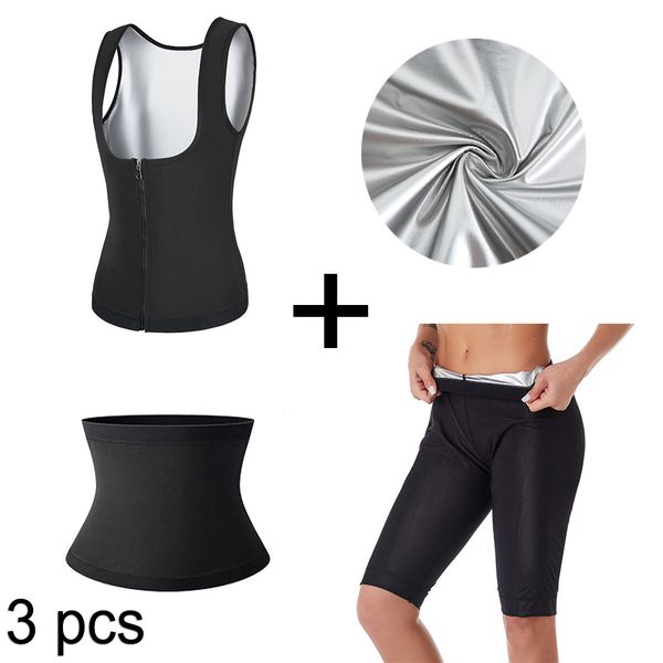 (vest+belt+pant) 2-4pcs zipper sauna set body shaper women waist trainer er stretch lose weight control pant
(vest+belt+pant) 2-4pcs zipper sauna set body shaper women waist trainer er stretch lose weight control pant