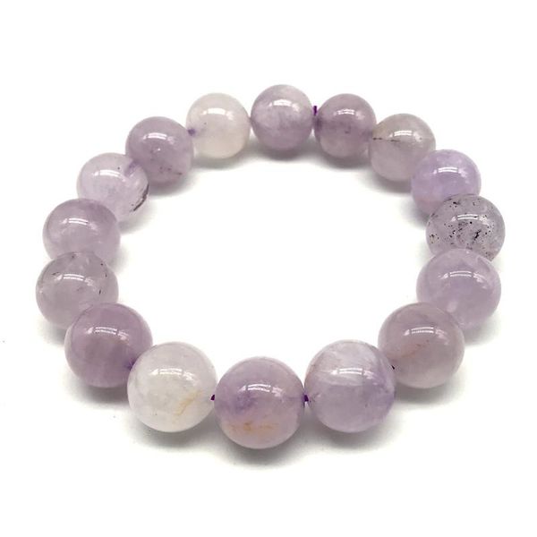bangle 19 cm nature purple lavender stone bracelet for women men 10 mm-14 mm round bead color not dyed, Black
bangle 19 cm nature purple lavender stone bracelet for women men 10 mm-14 mm round bead color not dyed, Black