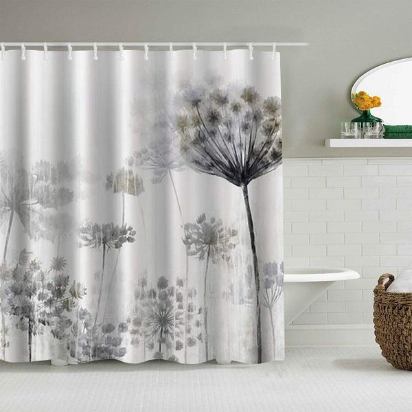 shower curtain black and white dandelion print waterproof bath liners hooks included -bathroom decorative ideas polyester fabric
shower curtain black and white dandelion print waterproof bath liners hooks included -bathroom decorative ideas polyester fabric