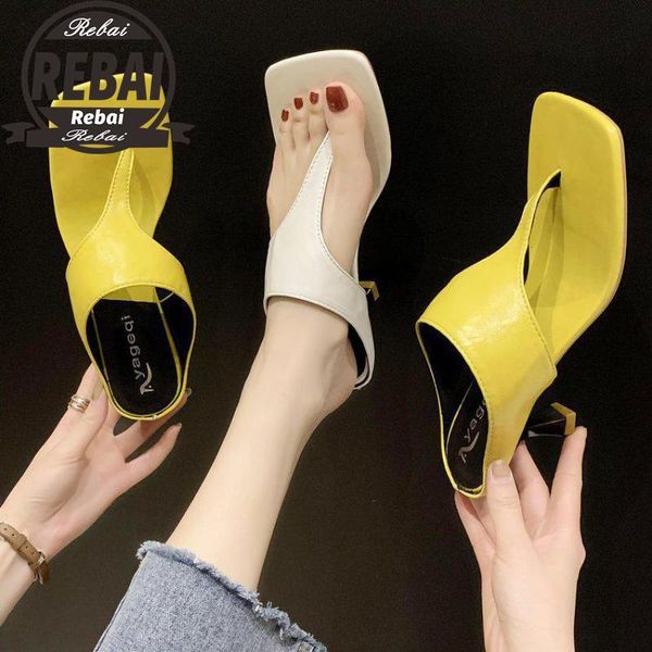 sandals summer women's 2021 fashion square toe high heels flip flops female clip shoes outdoor beach ladies sandalia mujer, Black
sandals summer women's 2021 fashion square toe high heels flip flops female clip shoes outdoor beach ladies sandalia mujer, Black
