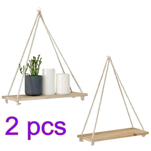 other home decor 2pcs wooden rope swing wall hanging shelves plant flower mounted floating decoration modern simple design
other home decor 2pcs wooden rope swing wall hanging shelves plant flower mounted floating decoration modern simple design