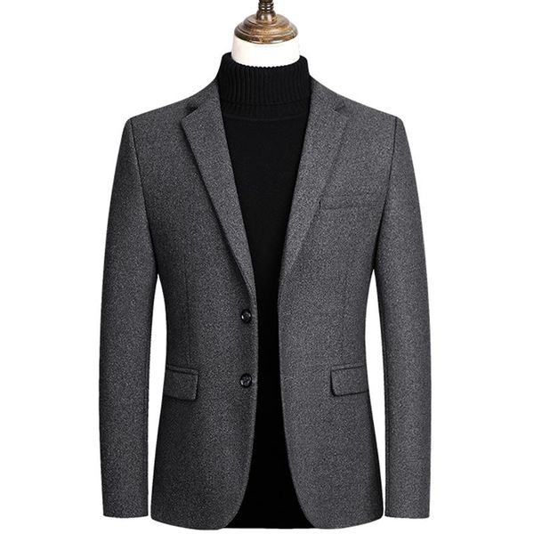 men's suits & blazers men autumn blazer jacket single-breasted slim fit outwear smart casual winter wool windproof warm suit ja, White;black
men's suits & blazers men autumn blazer jacket single-breasted slim fit outwear smart casual winter wool windproof warm suit ja, White;black