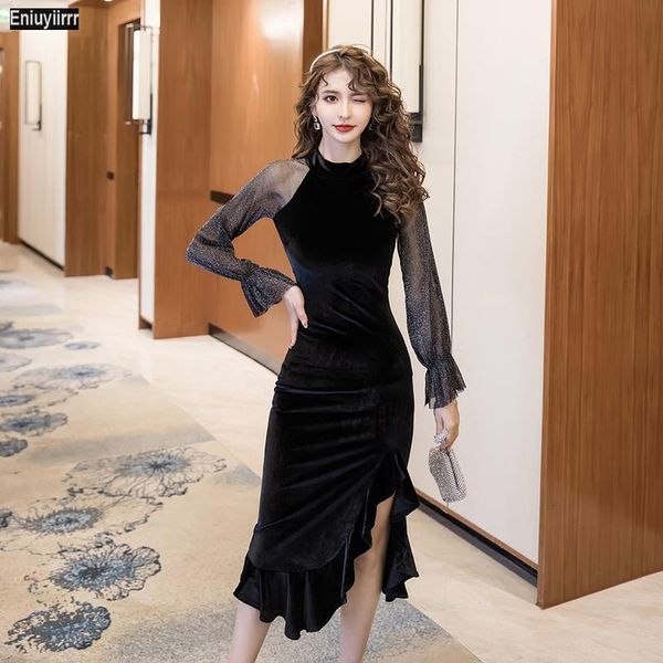casual dresses black mesh overlay wrap dress women autumn a line long sleeve high waist glamorous mermaid party sexy, Black;gray
casual dresses black mesh overlay wrap dress women autumn a line long sleeve high waist glamorous mermaid party sexy, Black;gray
