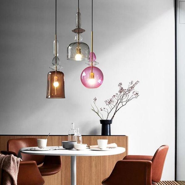 pendant lamps nordic candy glass lights modern creative kitchen hanging lamp dining room cafe indoor lighting rope luminaire
pendant lamps nordic candy glass lights modern creative kitchen hanging lamp dining room cafe indoor lighting rope luminaire