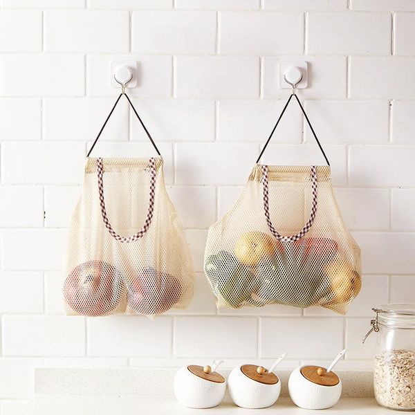 hanging baskets 1pcs kitchen vegetable storage net bag creative fruit onion garlic tools accessories
hanging baskets 1pcs kitchen vegetable storage net bag creative fruit onion garlic tools accessories