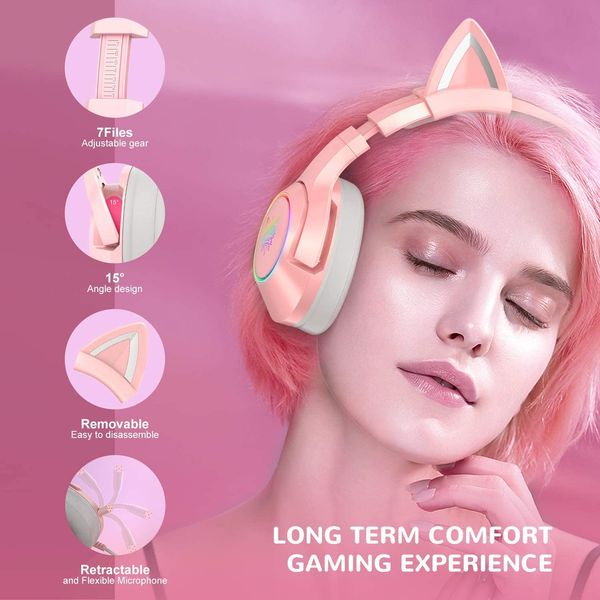 new arrival led cat ear gaming headphones pink headset 7.1 stereo sound removable cat ear wired gaming headsets with mic
new arrival led cat ear gaming headphones pink headset 7.1 stereo sound removable cat ear wired gaming headsets with mic