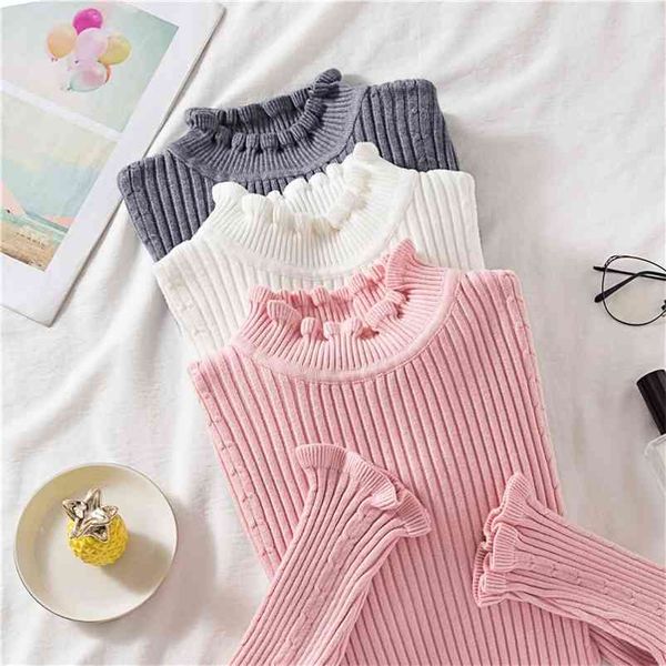hsa women sweaters basic pullover and jumpers candy color solid slim mujer sueter ruffles women pullover cute knitwear 210430, Black;gray
hsa women sweaters basic pullover and jumpers candy color solid slim mujer sueter ruffles women pullover cute knitwear 210430, Black;gray