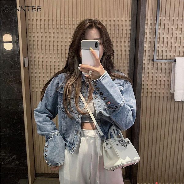 women's jackets women spring simple all-match pockets korean style fashion leisure casual comfortable elegant long sleeve students chic, Black;brown
women's jackets women spring simple all-match pockets korean style fashion leisure casual comfortable elegant long sleeve students chic, Black;brown