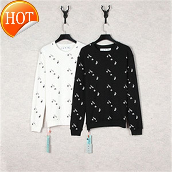 off trendy high white quality new allover basic print loose men's and women's hoodie, Black
off trendy high white quality new allover basic print loose men's and women's hoodie, Black