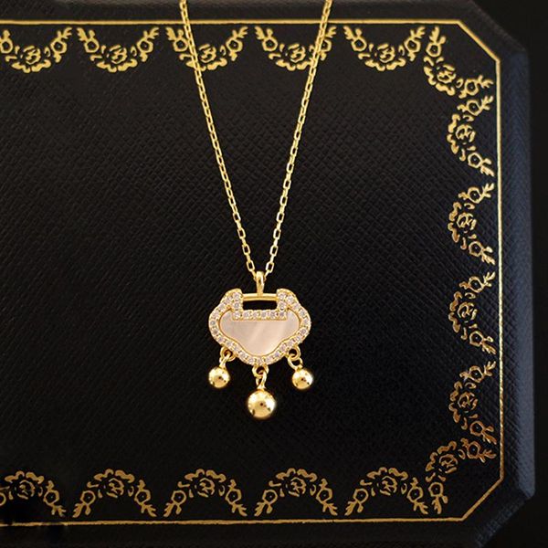 pendant necklaces trendy fine ruyi lock necklace for women accessories korean fashion jewelry chain shiny zircon weddings party gift, Silver
pendant necklaces trendy fine ruyi lock necklace for women accessories korean fashion jewelry chain shiny zircon weddings party gift, Silver