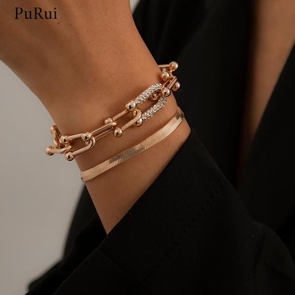 link, chain purui link chains bracelets for women punk snake rhinestones set 2021 fashion hand jewelry gifts, Black
link, chain purui link chains bracelets for women punk snake rhinestones set 2021 fashion hand jewelry gifts, Black